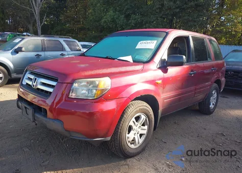 2006 Honda Pilot Lx from USA, damaged, VIN 5FNYF18166B023149